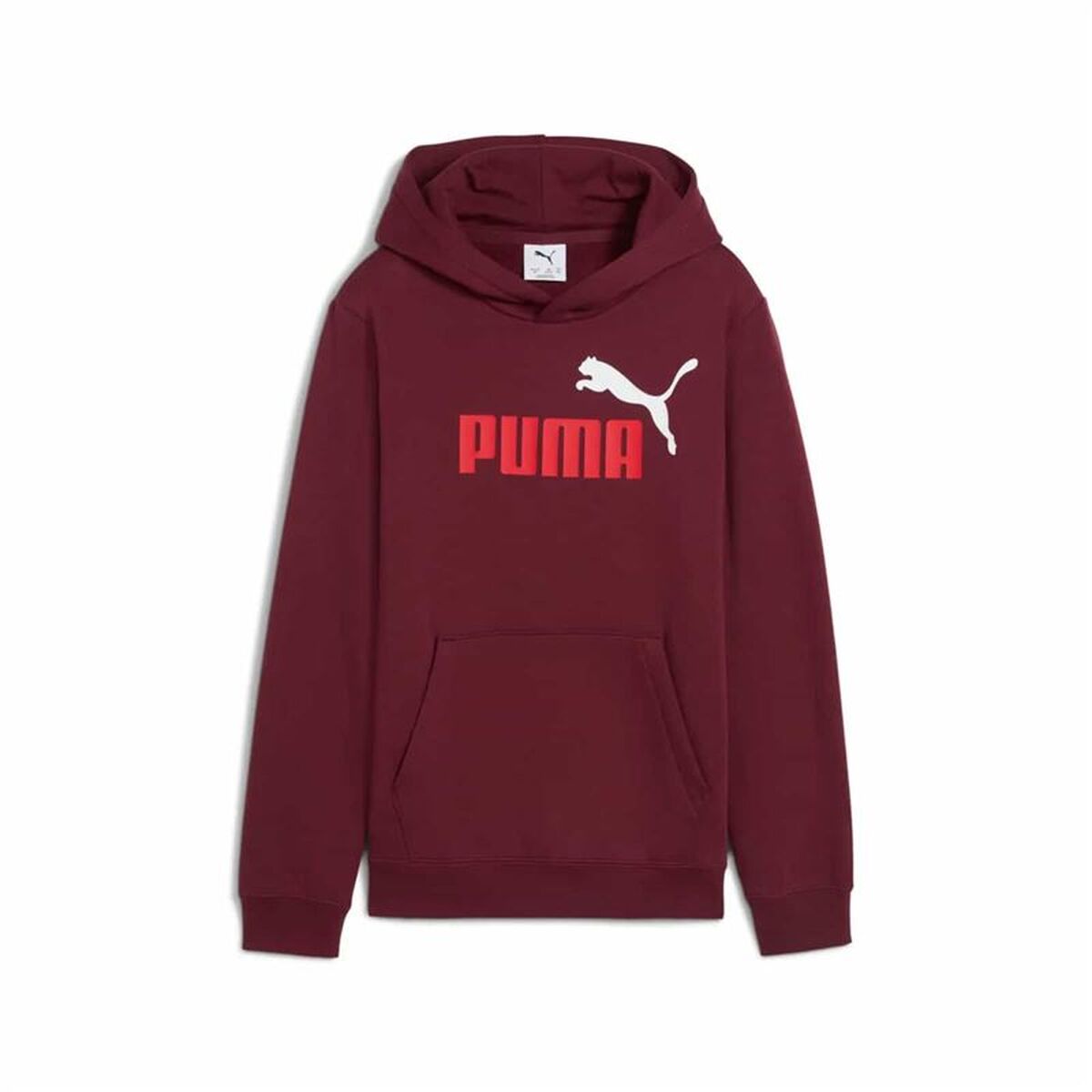 Puma Hooded Sweatshirt For Girls Puma Essentials 2 Color No. 1 Maroon
