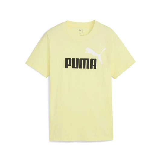 Puma Child's Short Sleeve T-Shirt Puma Essentials 2 Color No.1 Log Khaki