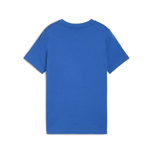 Puma Child's Short Sleeve T-Shirt Puma Essentials Logo Lab B Blue