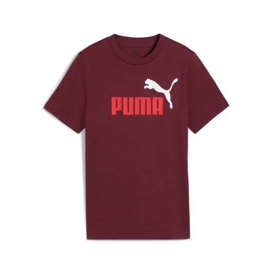 Puma Child's Short Sleeve T-Shirt Puma Essentials 2 Color No.1 Maroon