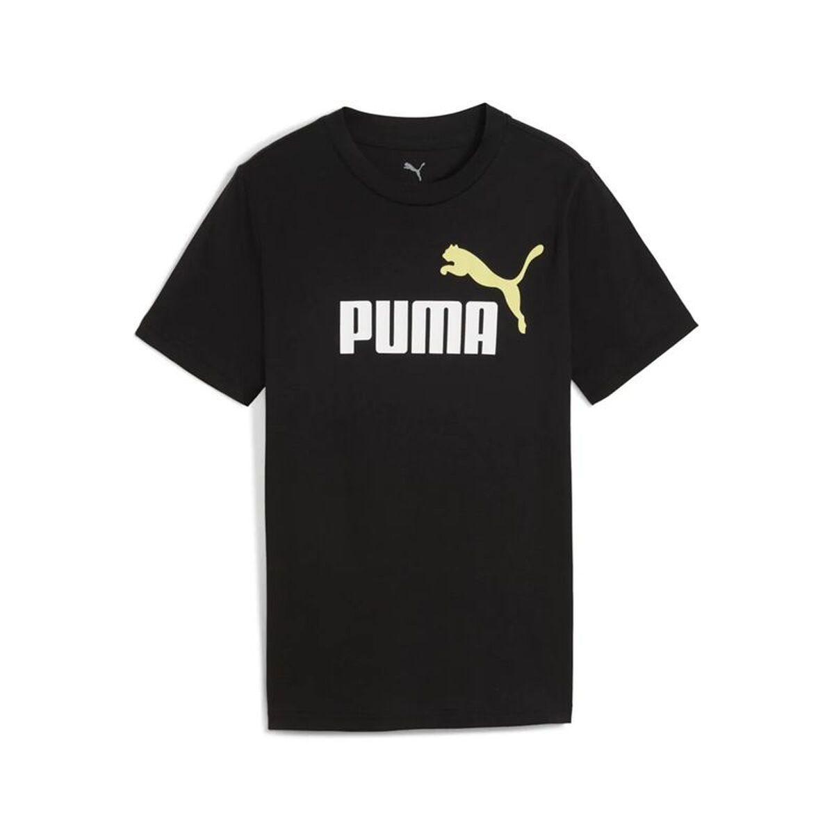 Puma Child's Short Sleeve T-Shirt Puma Essentials 2 Color No.1 Log Black