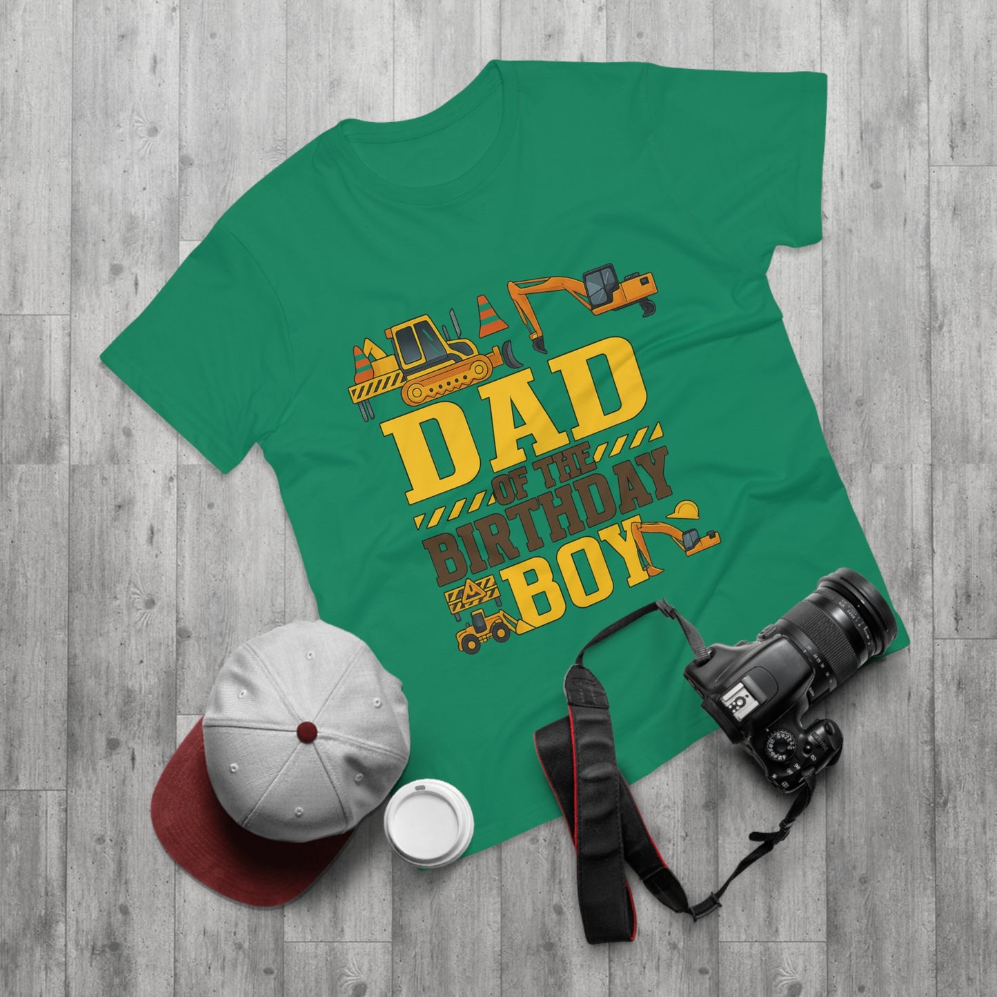 Dad of the Birthday Boy Construction T-Shirt, Birthday Gift, Dad T-Shirt, Father's Day Gift, Baby Shower Gift, Fun Dad Tee