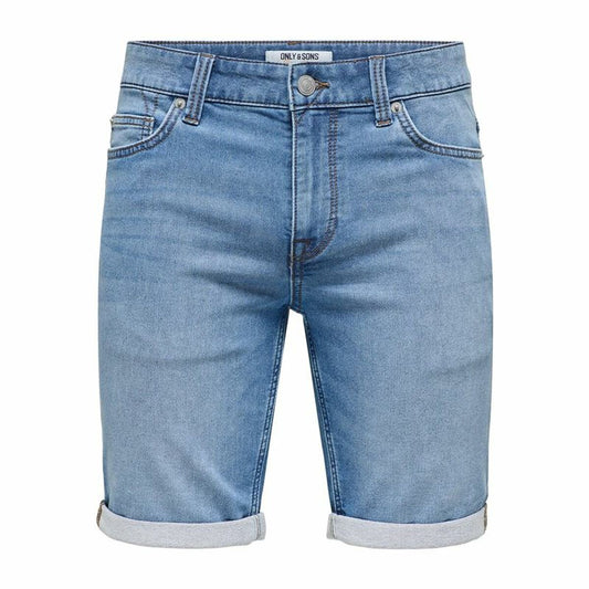 Only & Sons Men's Denim Shorts Only & Sons Onsply 8584 Blue Denim Blue