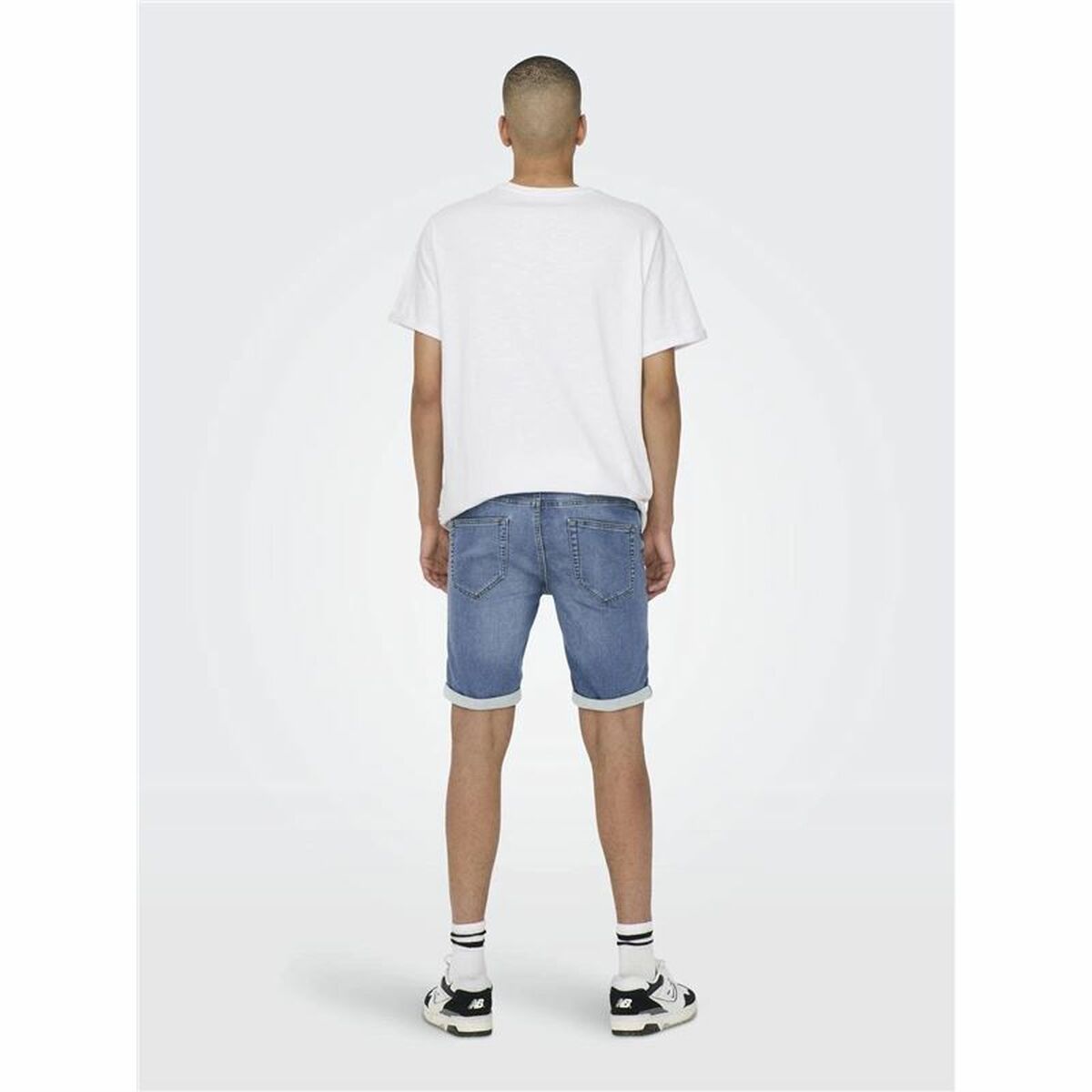 Only & Sons Men's Denim Shorts Only & Sons Onsply 8584 Blue Denim Blue