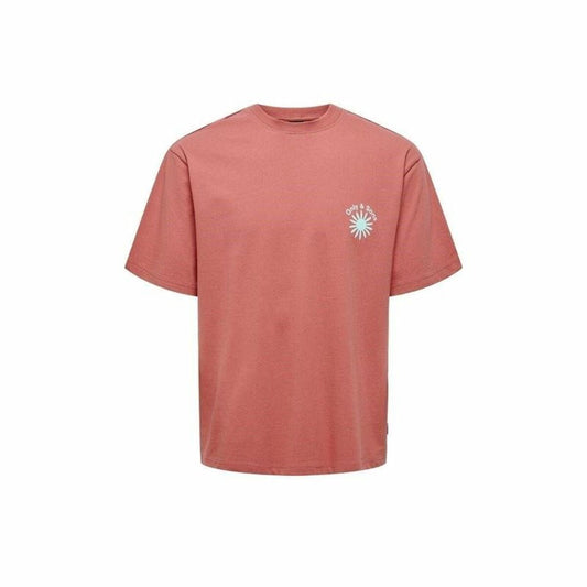 Only & Sons Men’s Short Sleeve T-Shirt Only & Sons Onskasen Rlx Salmon