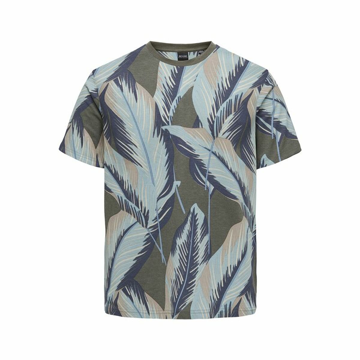 Only & Sons Men’s Short Sleeve T-Shirt Only & Sons Onskobe Reg Banana Leaf Olive