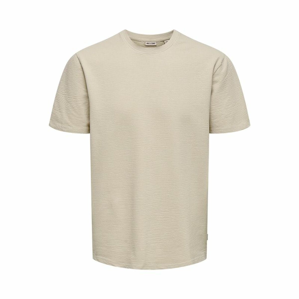 Only & Sons Men’s Short Sleeve T-Shirt Only & Sons Onskian Life Reg Seersucker Ss