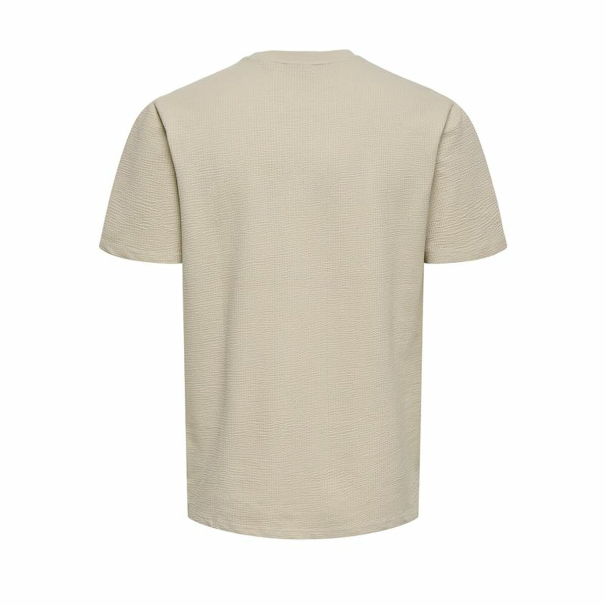 Only & Sons Men’s Short Sleeve T-Shirt Only & Sons Onskian Life Reg Seersucker Ss