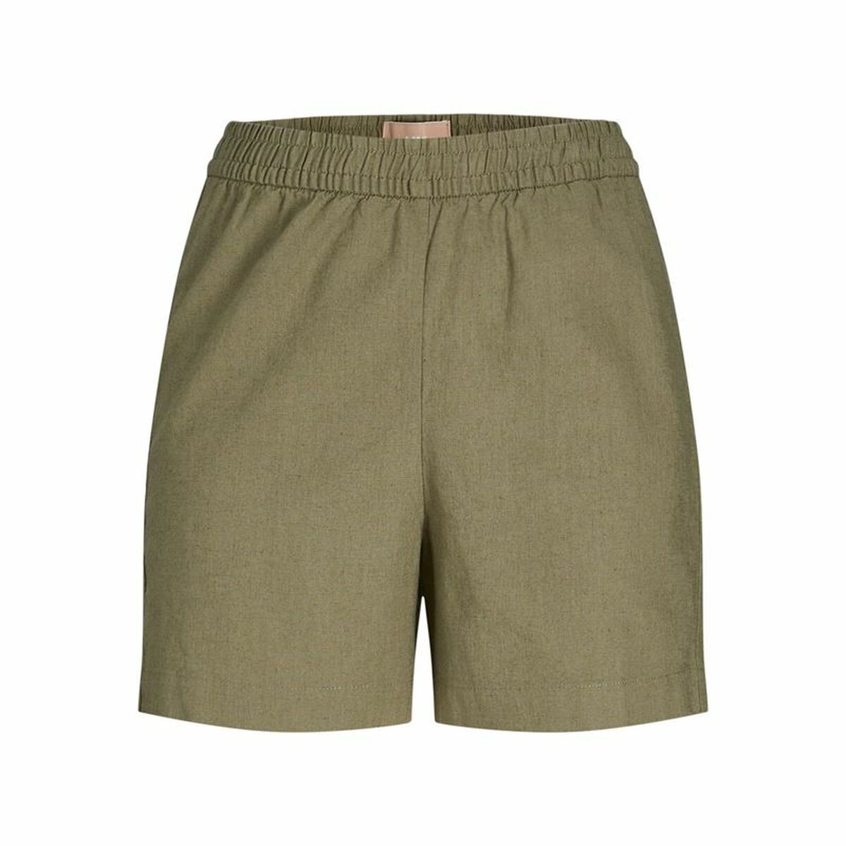Jack & Jones Sports Shorts For Women Jack & Jones Green Linen