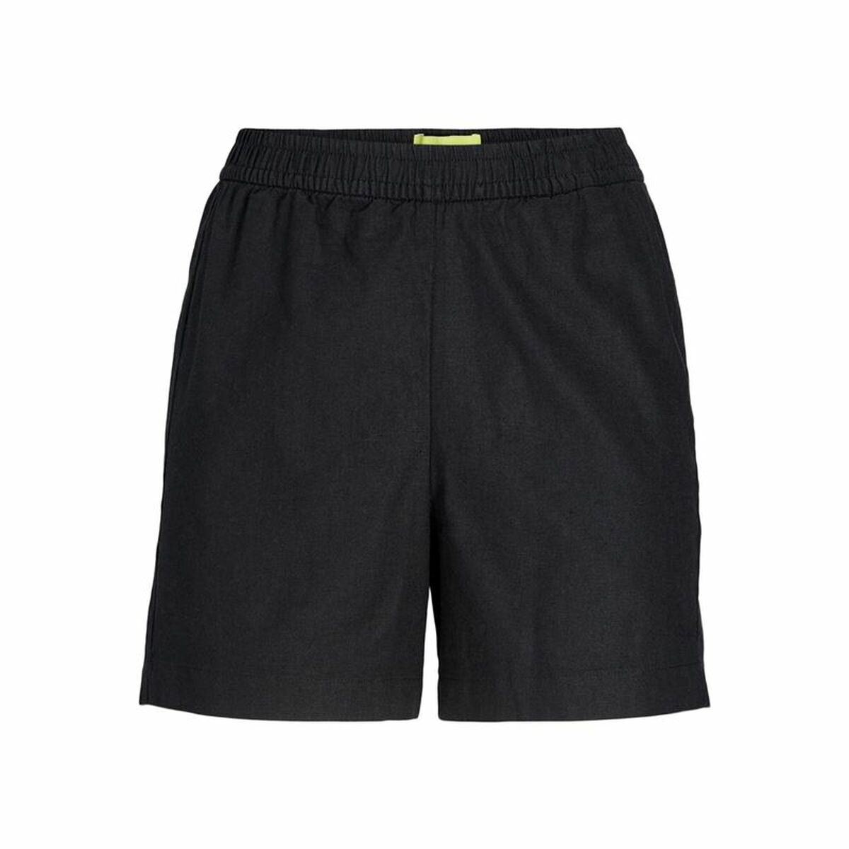 Jack & Jones Sports Shorts For Women Jack & Jones Black Linen