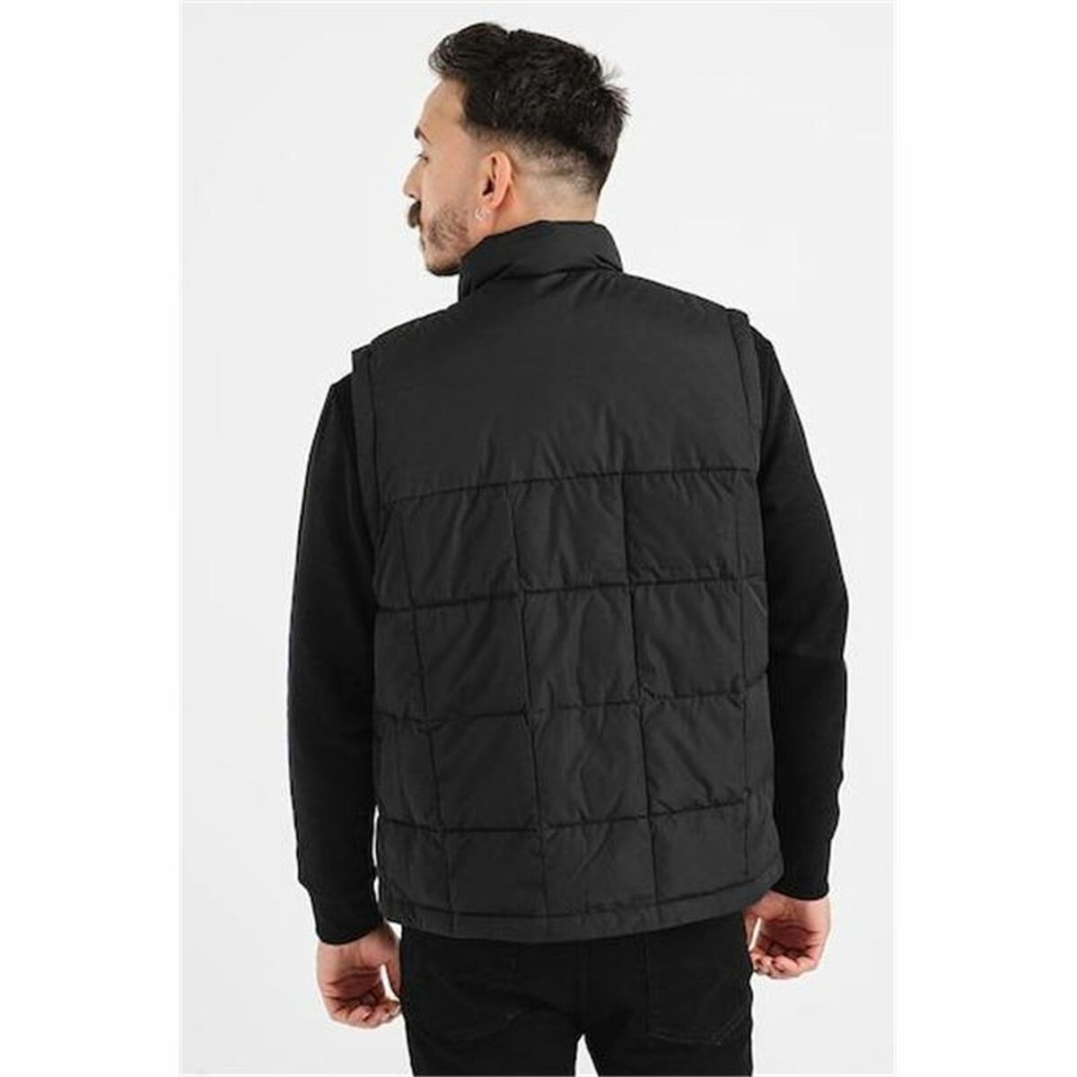 Jack & Jones Men's Sports Gilet Jack & Jones Jjben Square Bodywarmer Black