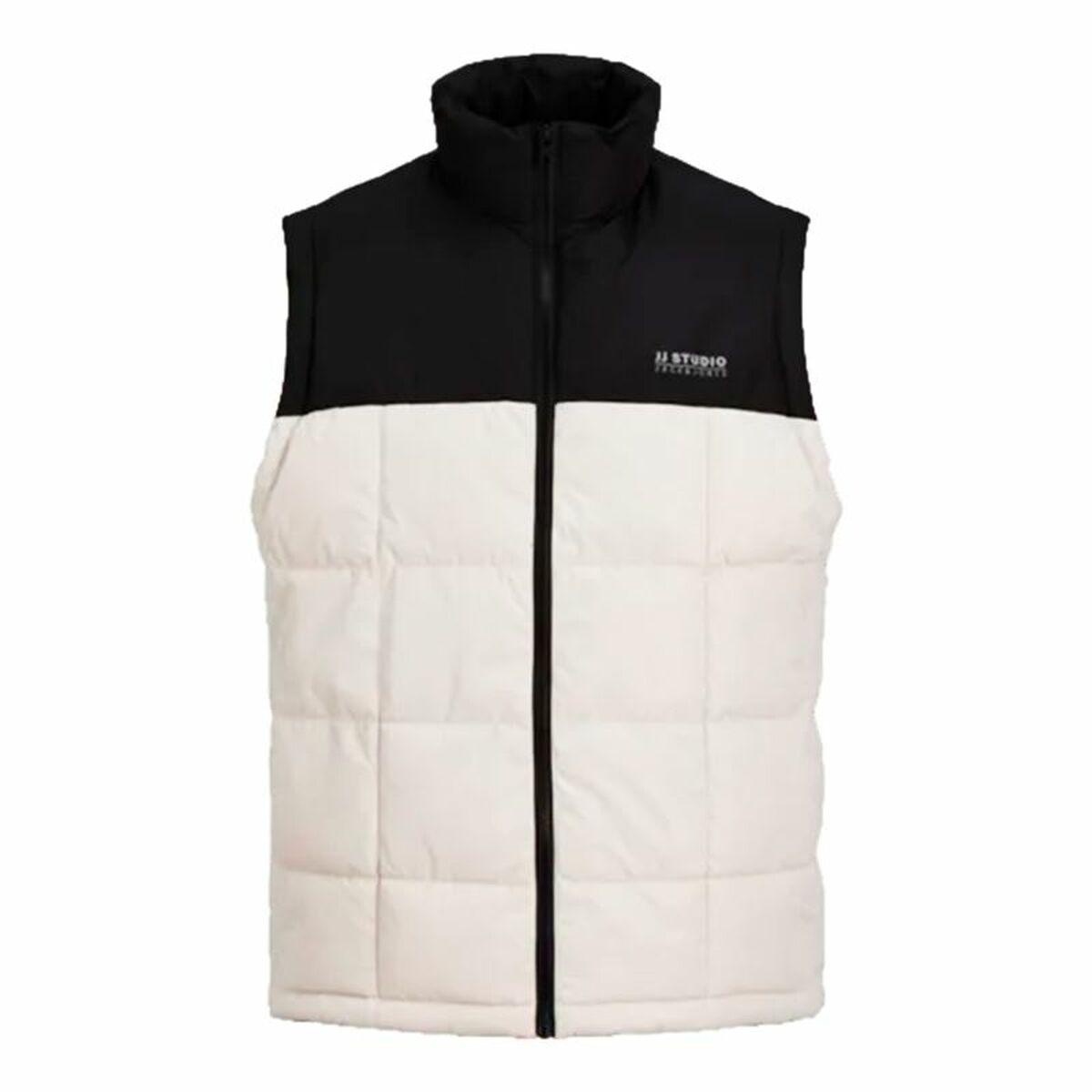 Jack & Jones Men's Sports Gilet Jack & Jones Jjben Square Moonbeam Black