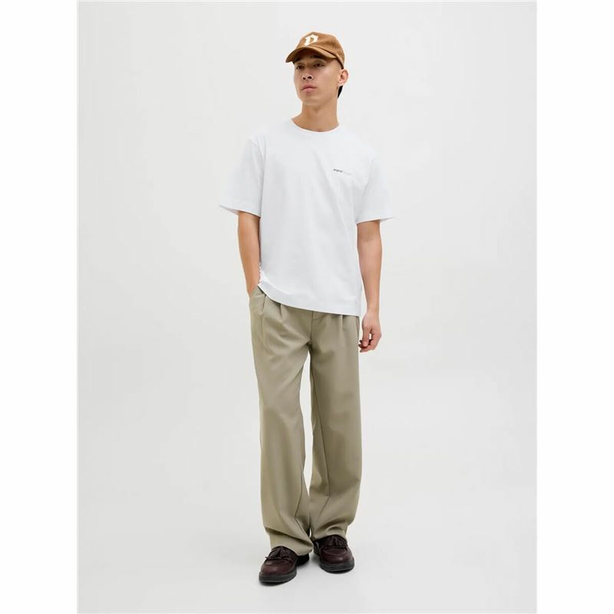 Jack & Jones Men’s Short Sleeve T-Shirt Jack & Jones Jorvarenna Painted White