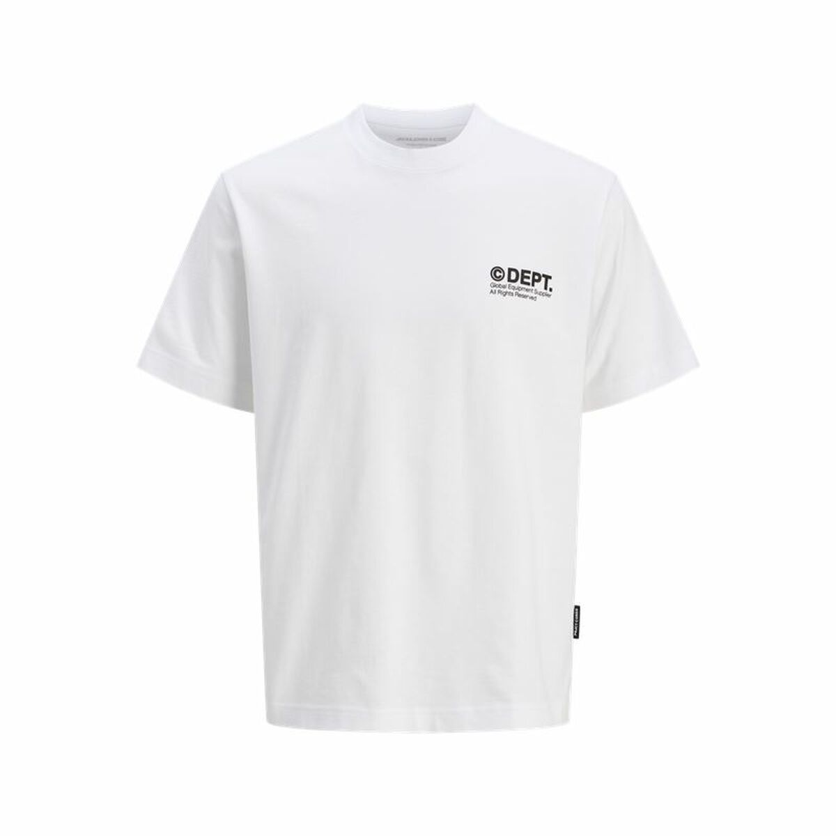Jack & Jones Men’s Short Sleeve T-Shirt Jack & Jones Jcodynamic Dust Ss Crew White