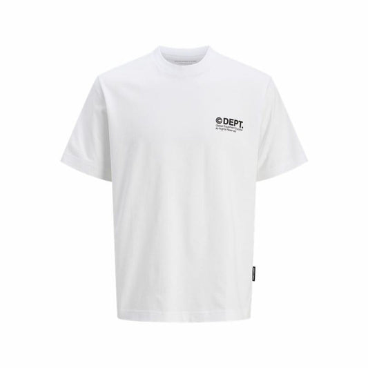 Jack & Jones Men’s Short Sleeve T-Shirt Jack & Jones Jcodynamic Dust Ss Crew White