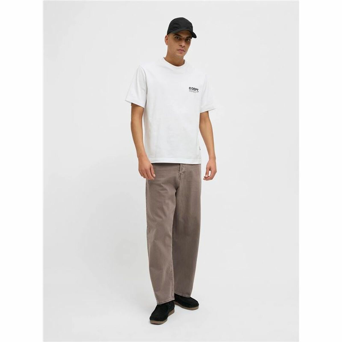 Jack & Jones Men’s Short Sleeve T-Shirt Jack & Jones Jcodynamic Dust Ss Crew White