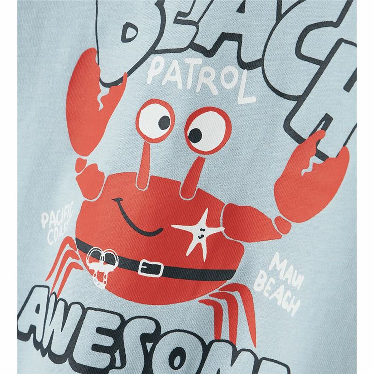 Name It Child's Short Sleeve T-Shirt Name It Nmmvagno Loose Sky Blue