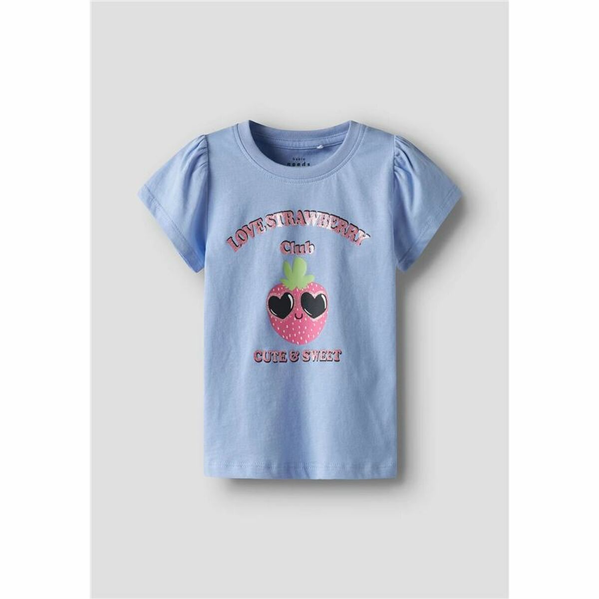 Name It Child's Short Sleeve T-Shirt Name It Nmfvibeke Capsl Serenity Indigo