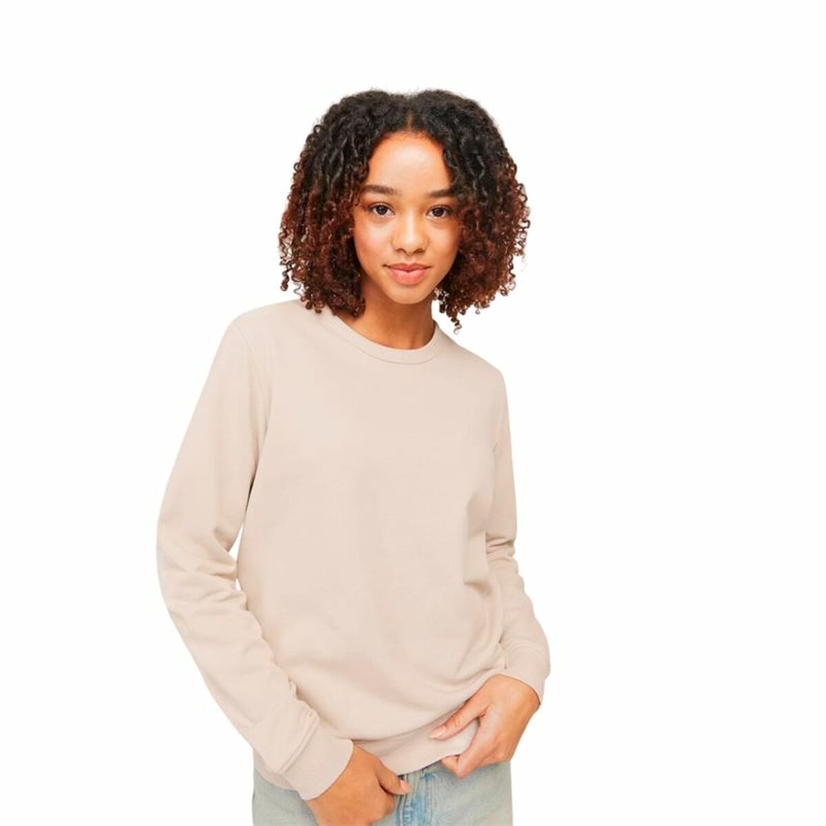 Jack & Jones Women’s Sweatshirt Without Hood Jack & Jones Jxmadi Reg Ls Crew Swt Noos