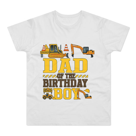 Dad of the Birthday Boy Construction T-Shirt, Birthday Gift, Dad T-Shirt, Father's Day Gift, Baby Shower Gift, Fun Dad Tee