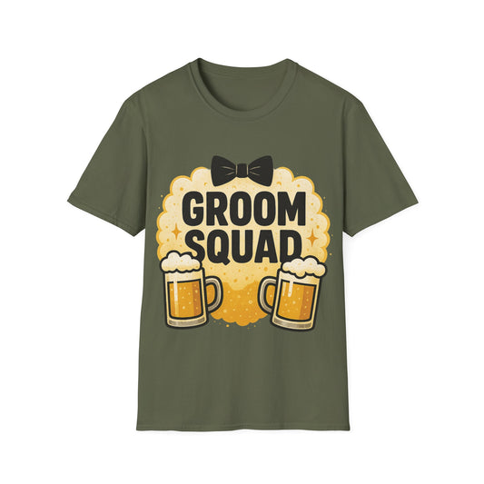 Groom Squad T-Shirt, Wedding Party Tee, Bachelor Party Shirt, Groomsmen Gift, Funny Groom Squad Apparel