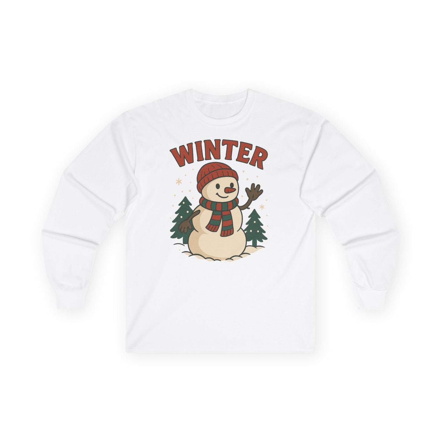 Niedliches Winter-Shirt mit Feiertagsmotiv