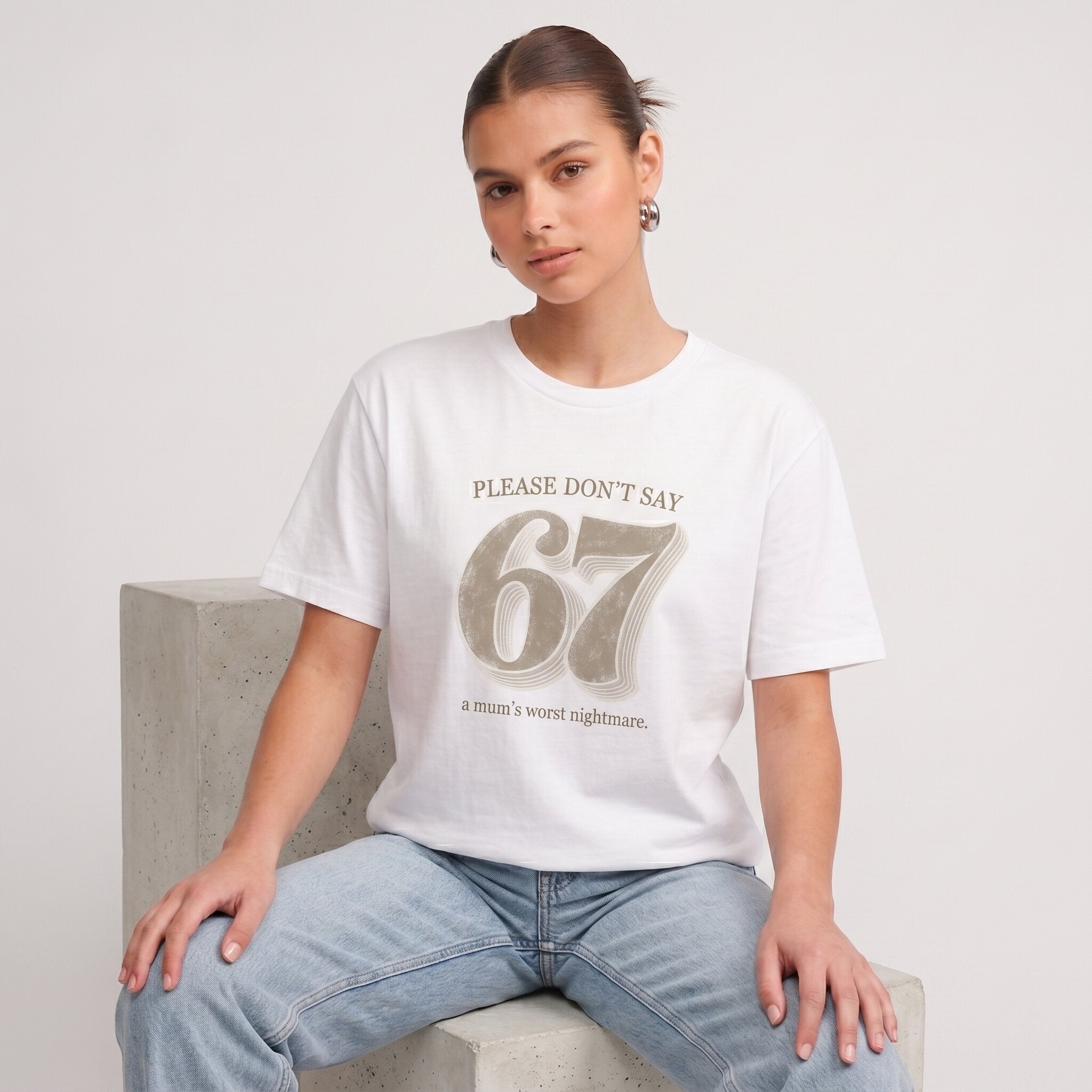 Kiksy 67 Nightmare Slogan Tee — Women's T-Shirt