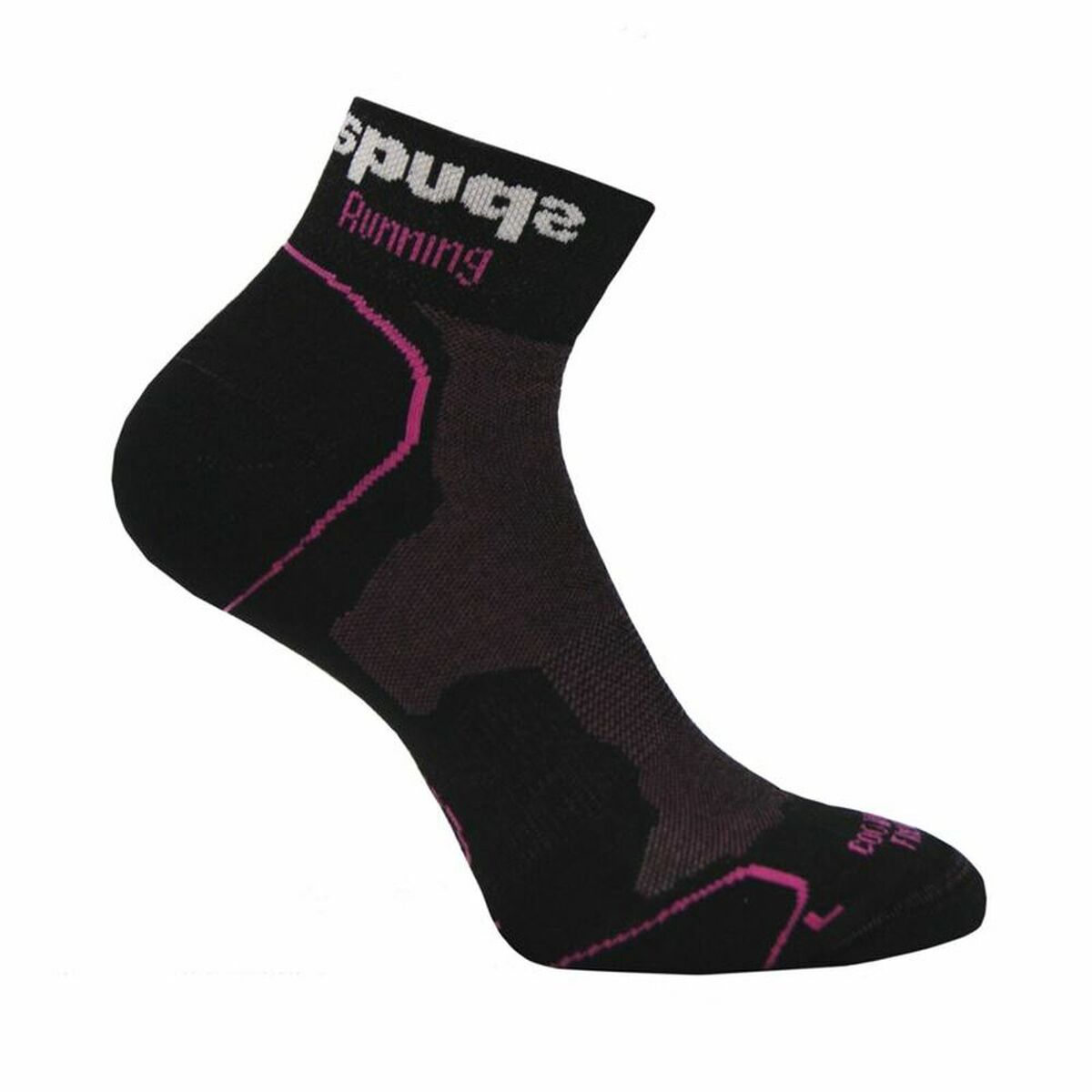Spuqs Socks Spuqs Coolmax Cushion Black