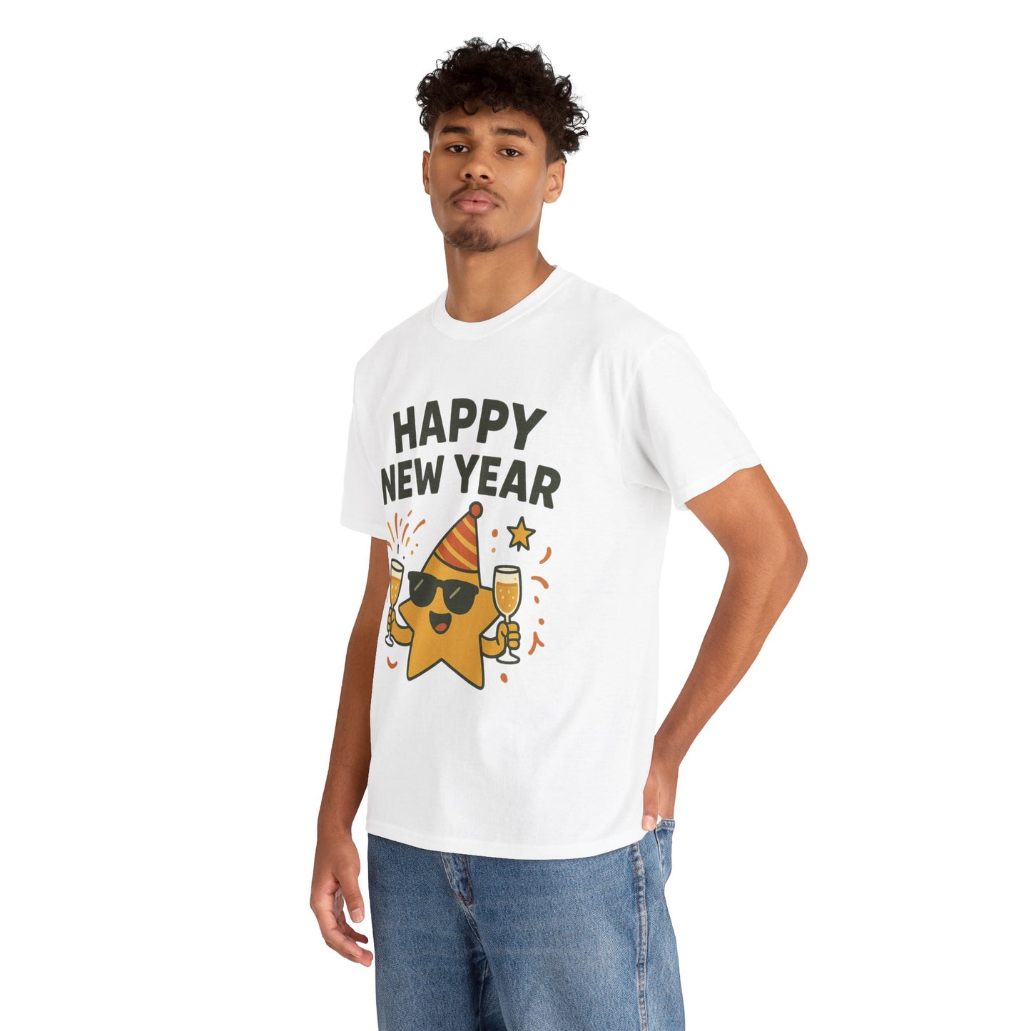 "Happy New Year" Cute Party Celebration Shirt