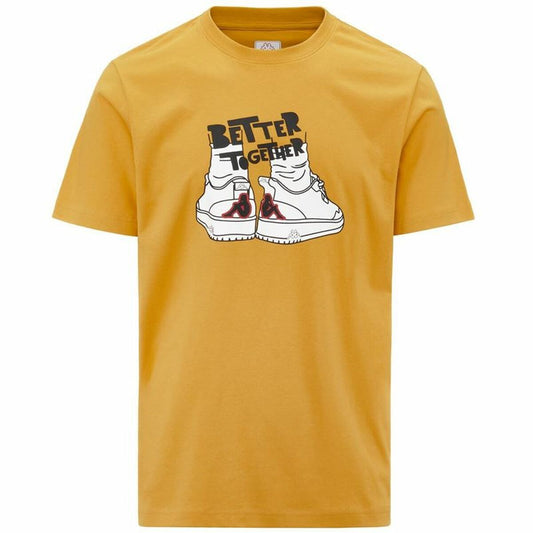 Kappa Men’s Short Sleeve T-Shirt Kappa Glabu Tbar Golden