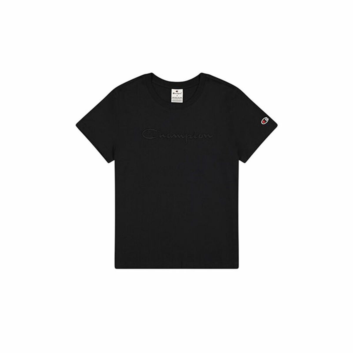 Champion Women’s Short Sleeve T-Shirt Champion Champion Crewneck Black