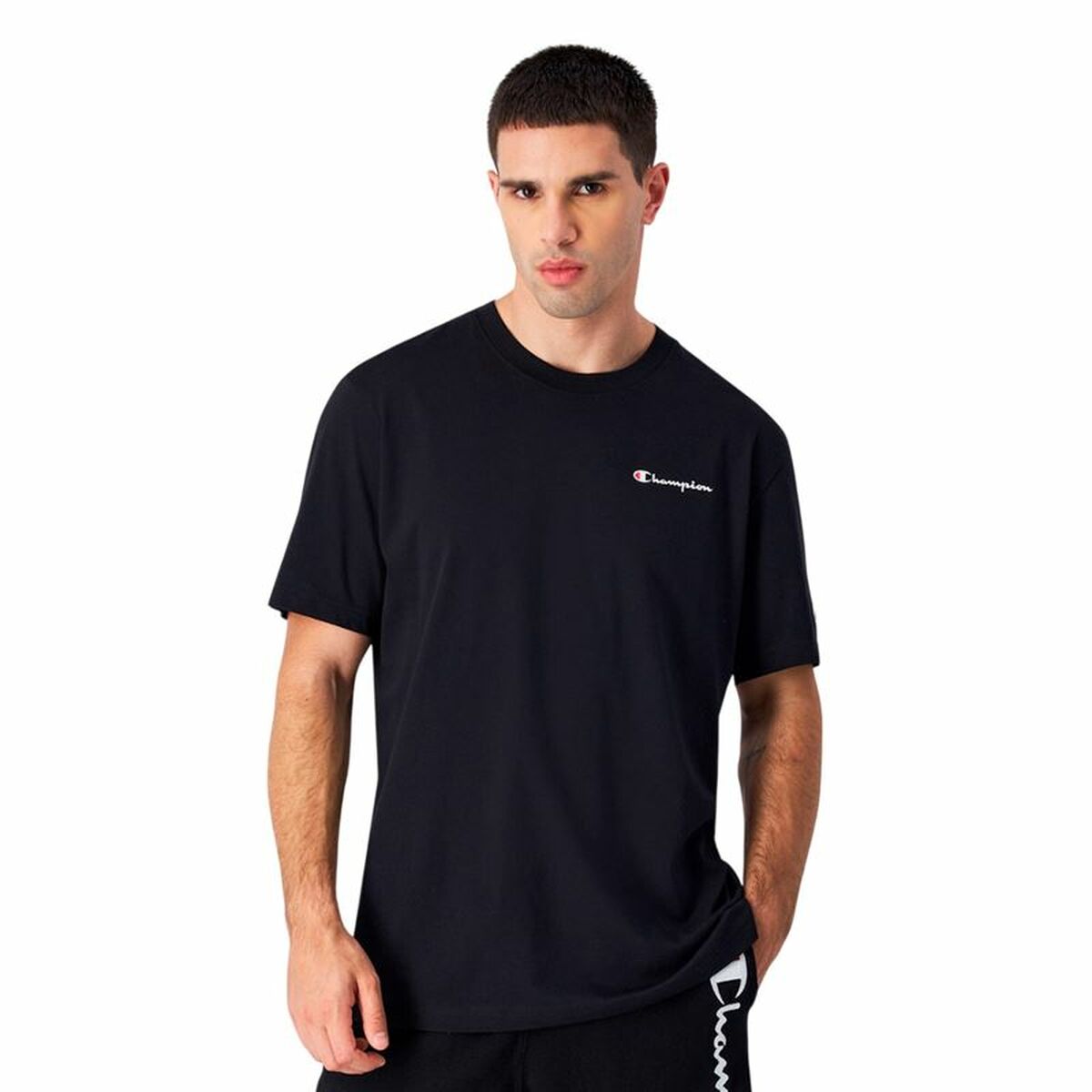 Champion Men’s Short Sleeve T-Shirt Champion Champion Crewneck Black