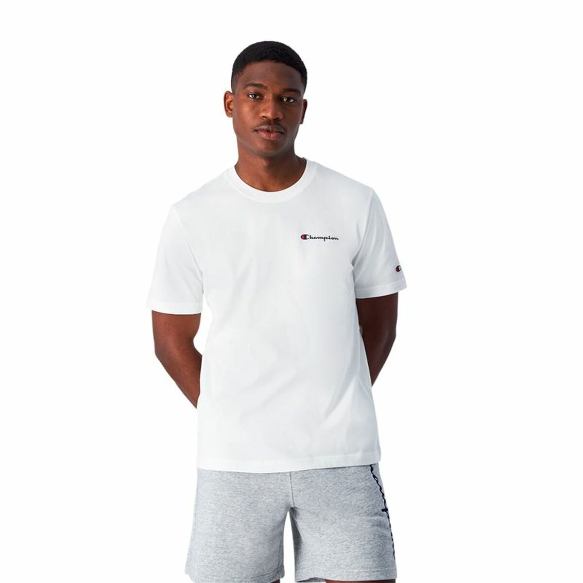 Champion Men’s Short Sleeve T-Shirt Champion Crewneck White