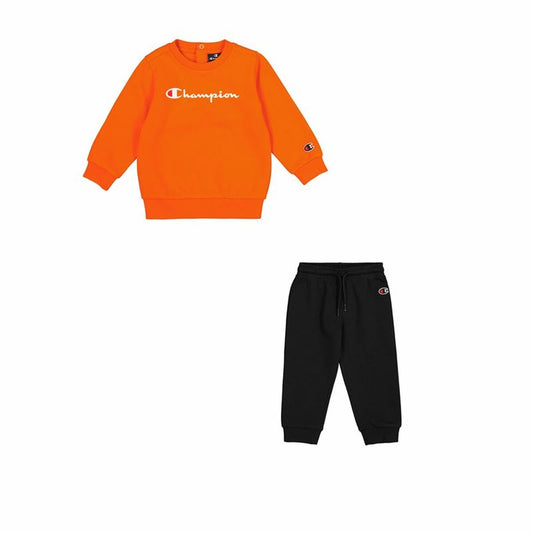 Champion Sports Outfit For Baby Champion Crewneck Suit Orange Dark Orange