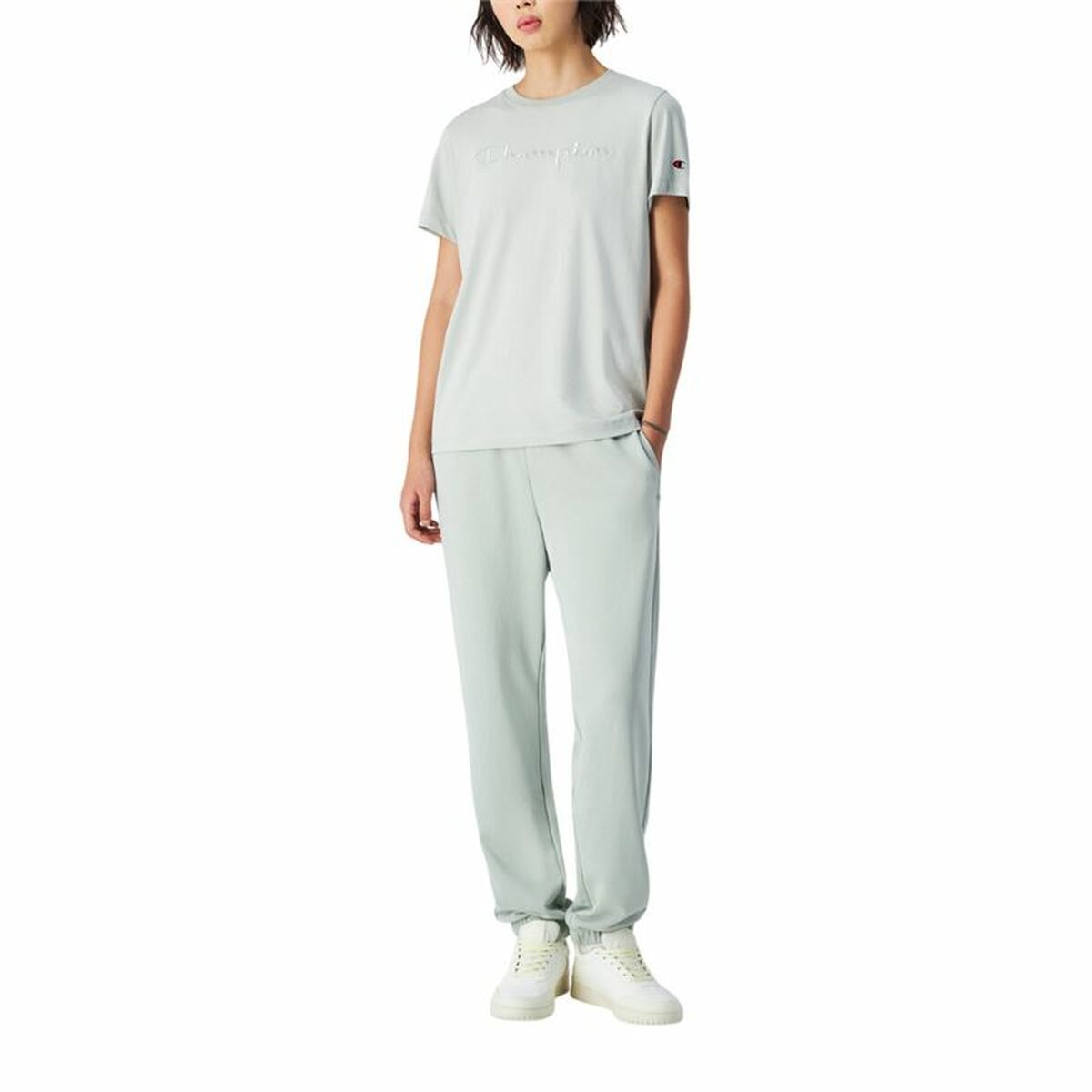 Champion Women’s Short Sleeve T-Shirt Champion Champion Ss Blue Green