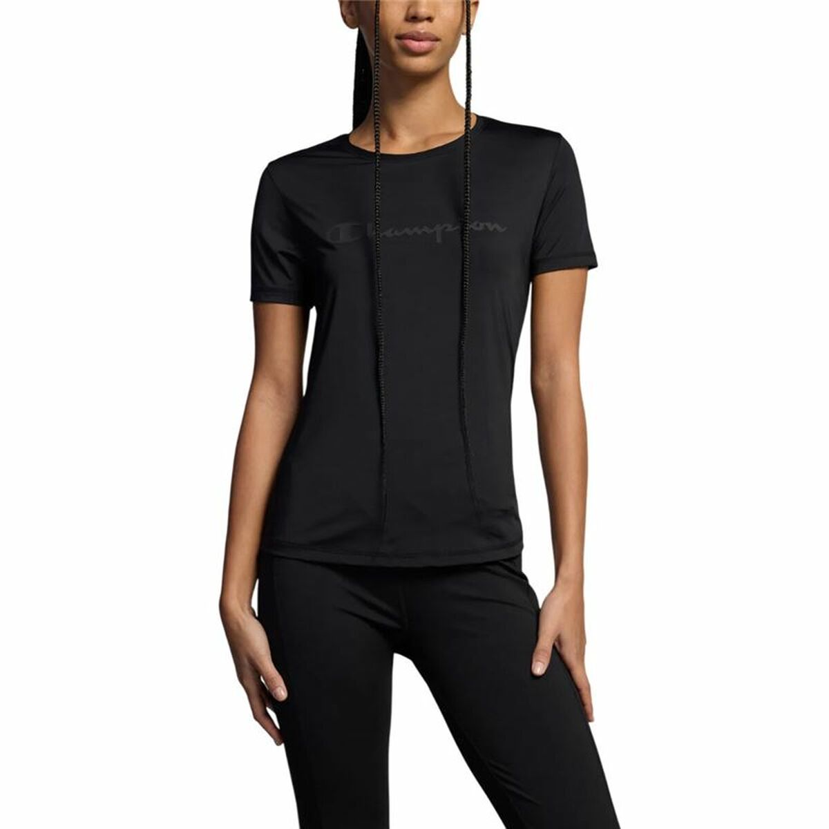 Champion Women’s Short Sleeve T-Shirt Champion Champion Black