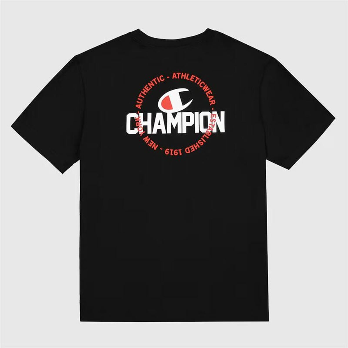 Champion Men’s Short Sleeve T-Shirt Champion Champion Ss Black