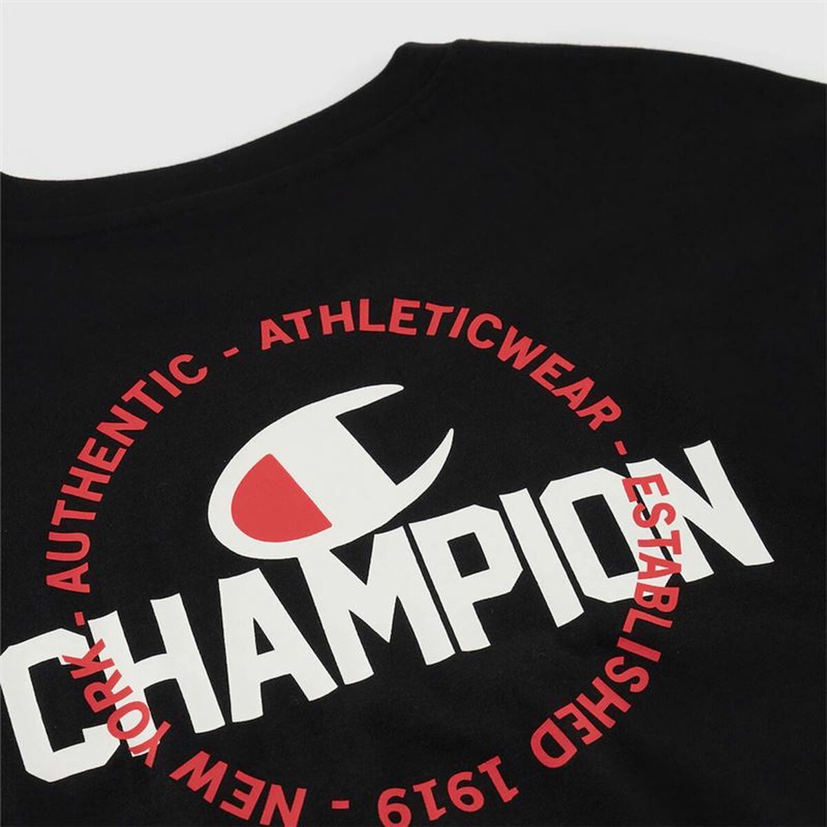 Champion Men’s Short Sleeve T-Shirt Champion Champion Ss Black
