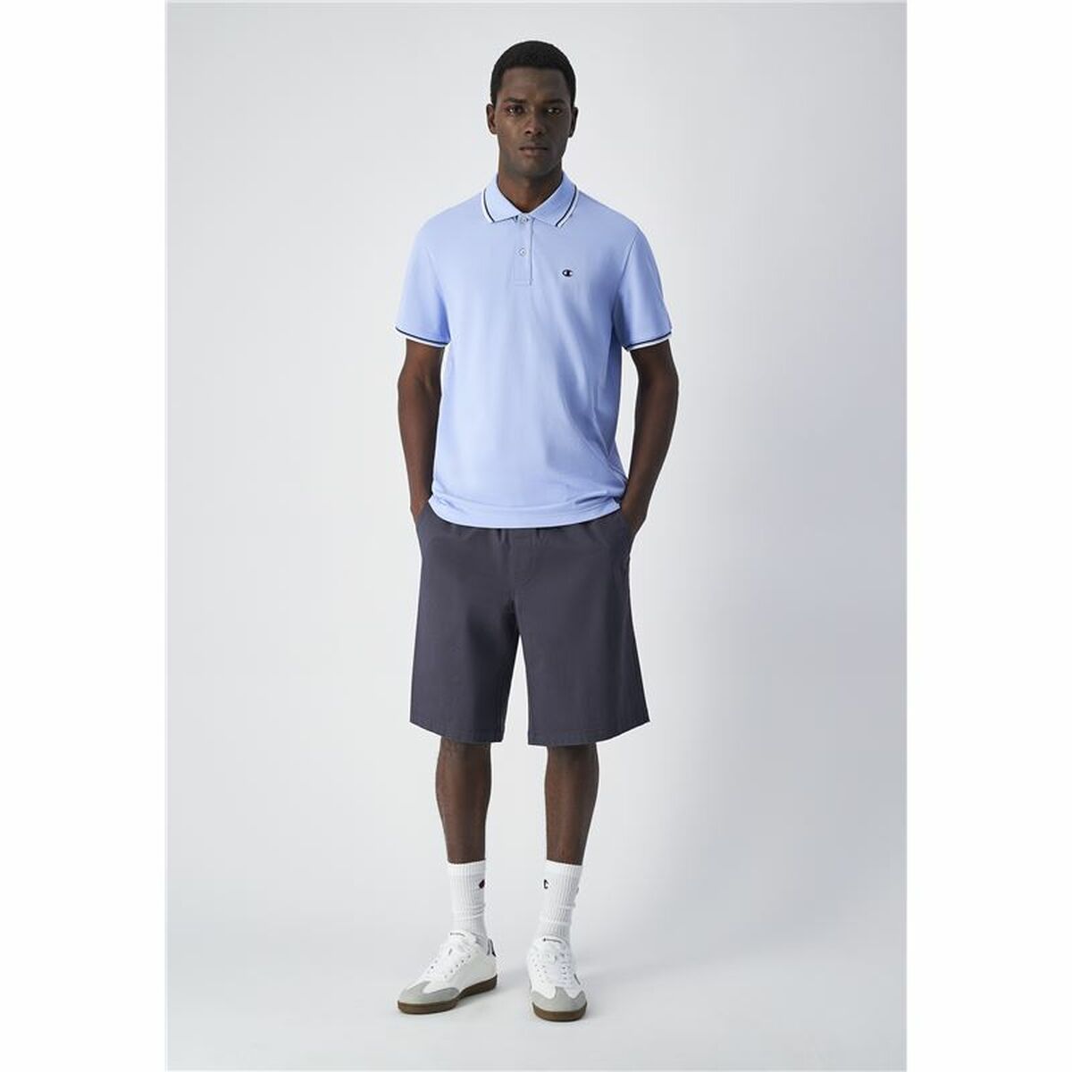 Champion Men’s Short Sleeve Polo Shirt Champion Violet