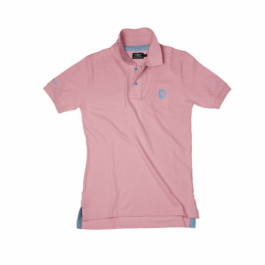 Bobroff Men’s Short Sleeve Polo Shirt Bobroff Pink