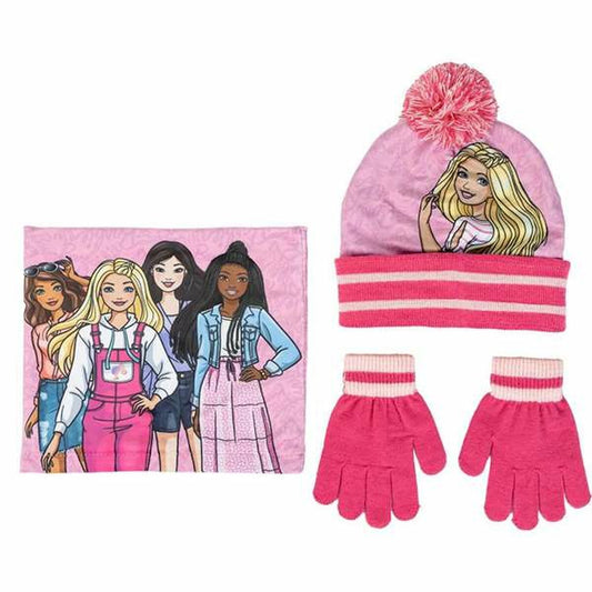 Barbie Hat, Scarf And Gloves Barbie 2-8 Years