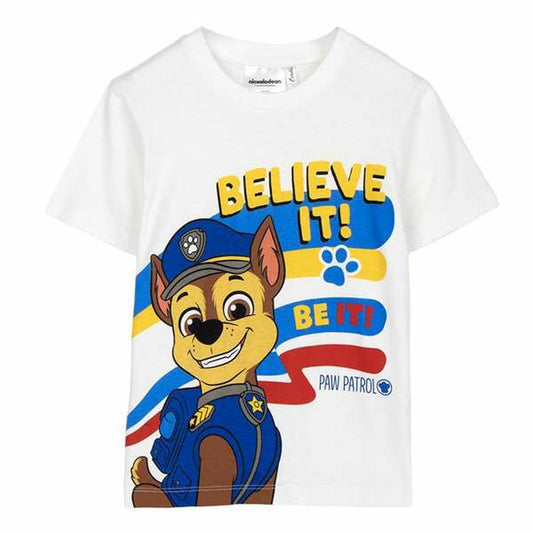 The Paw Patrol Children’s Short Sleeve T-Shirt The Paw Patrol White