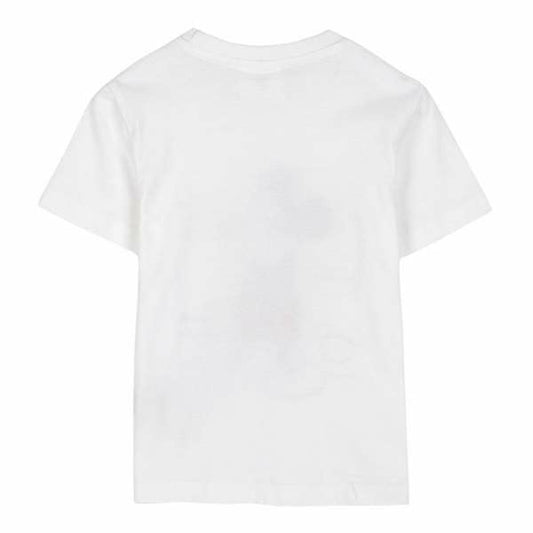 Mickey Mouse Child's Short Sleeve T-Shirt Mickey Mouse White