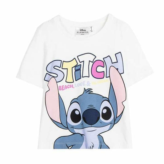 Stitch Child's Short Sleeve T-Shirt Stitch White