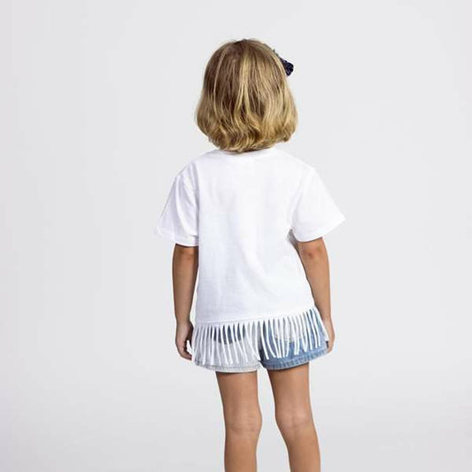 Stitch Child's Short Sleeve T-Shirt Stitch White