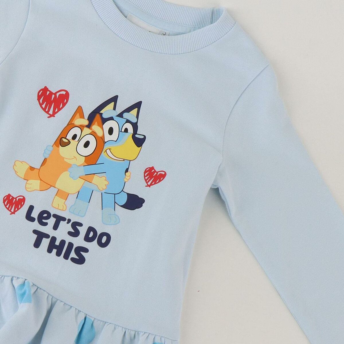 Bluey Dress Bluey Light Blue