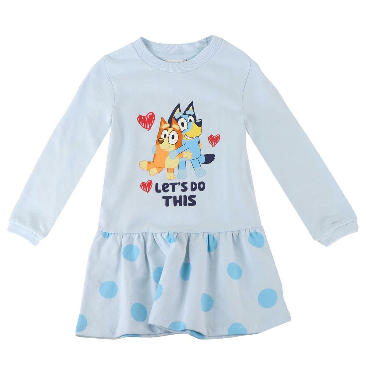 Bluey Dress Bluey Light Blue