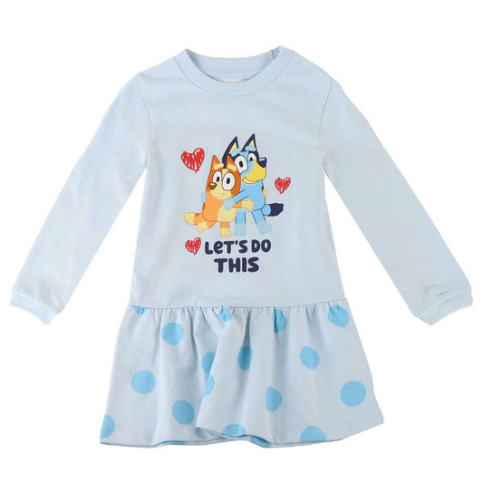 Bluey Dress Bluey Light Blue
