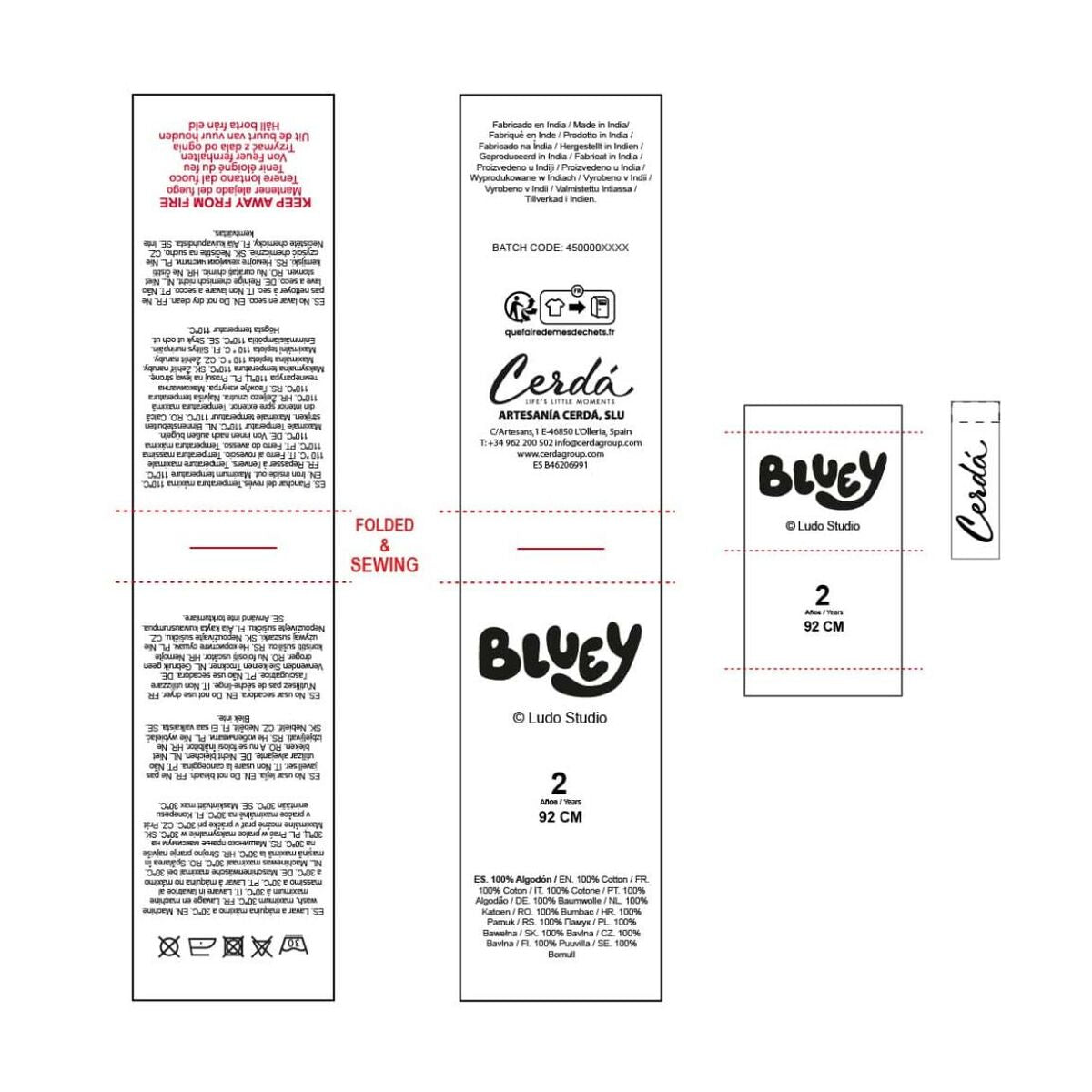 Bluey Dress Bluey Light Blue