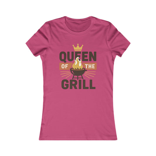 Queen of the Grill Women's Tee, Cooking Gift, Summer BBQ Shirt, Mother's Day Gift, Grilling Apparel
